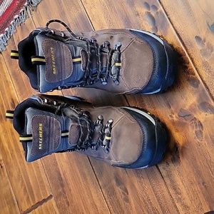 Mens Wide Skechers Waterproof boots